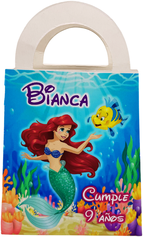 Bolsa sorpresa personalizada de sirena